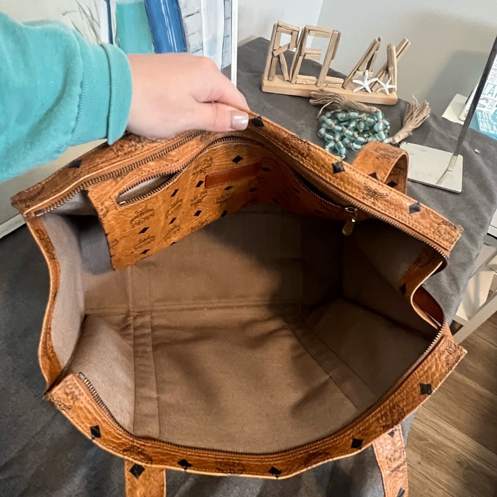 MCM Cognac Tote Bag - Picture 7 of 12